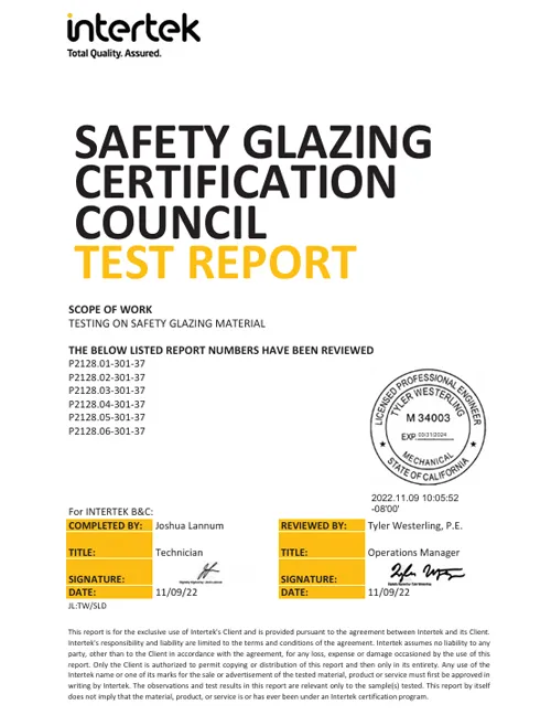 Informe de prueba SGCC