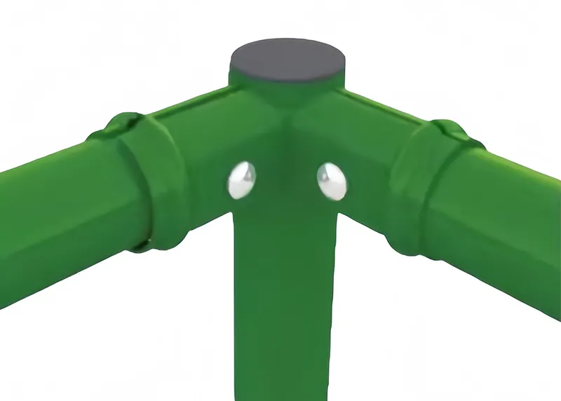 Jaula de f&uacute;tbol de bastidor ensamblado