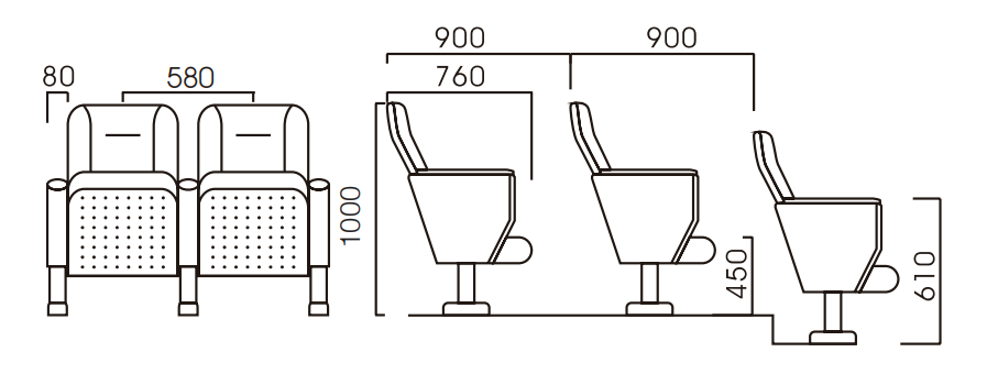 Asientos del auditorio