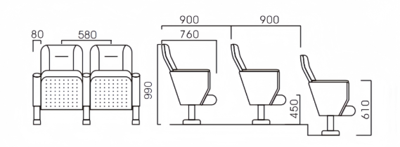 Asientos del auditorio