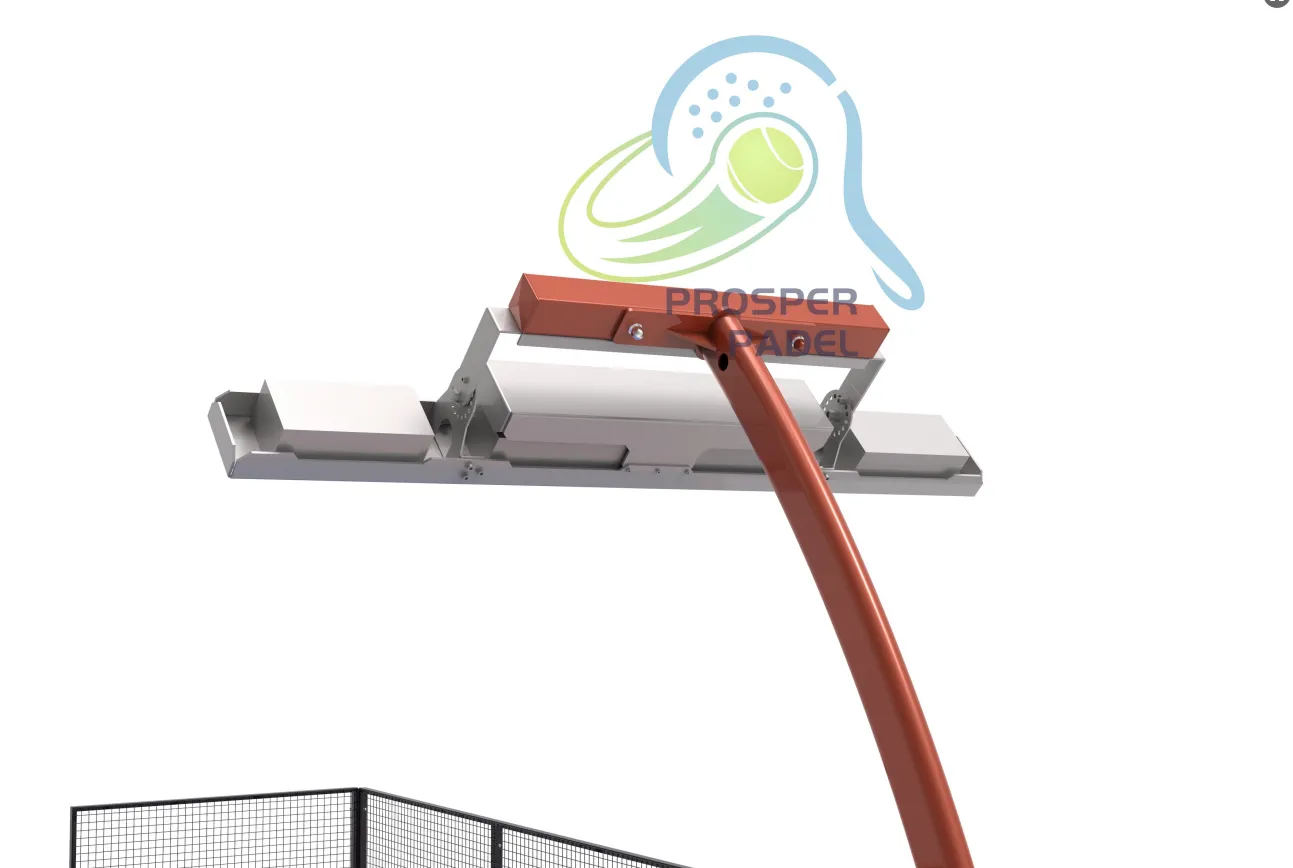 Panor&aacute;mica completa de tubo de acero de forma especial Padel Court JZX-014