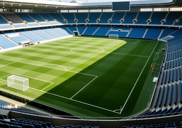 Professional Football Pitch