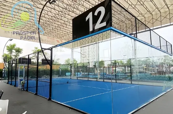 Pista de p&aacute;del panor&aacute;mica, Chengdu, China