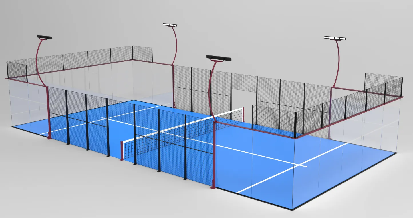 Pista de Padel superpanor&aacute;mica de lujo JZX-012